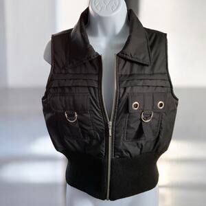 Ashley By 26 International Vest Black Petite Small